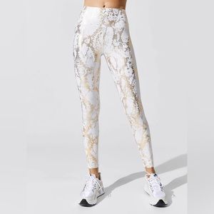 Carbon 38 Metallic Snake High Rise Legging